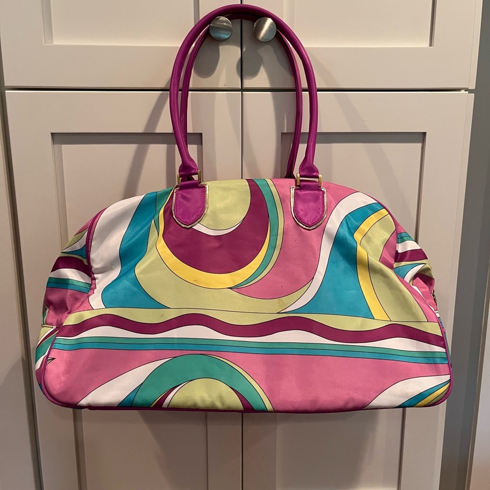 Multicolor Women's Tote & Travel Bag; (New & never used)